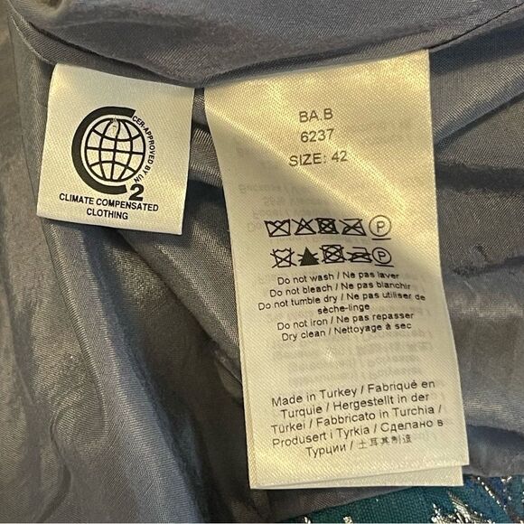 Ganni Gray Floral Midi Dress - Picture 9 of 11